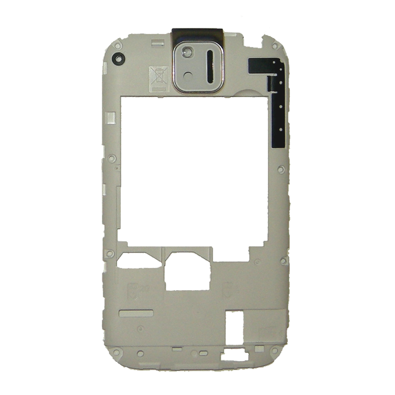 ALCATEL OT991D BACK COVER + CAMERA LENS WHITE 3P OR