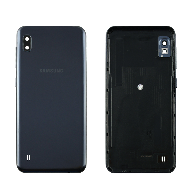 SAMSUNG A10 2019 A105 BATTERY COVER + CAMERA LENS BLACK 3P OR