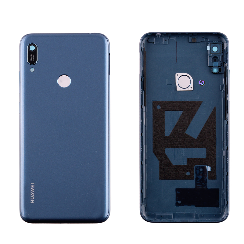 HUAWEI Y6 2019/Y6 PRO BATTERY COVER + LENS + SIDE KEYS BLUE 3P OR