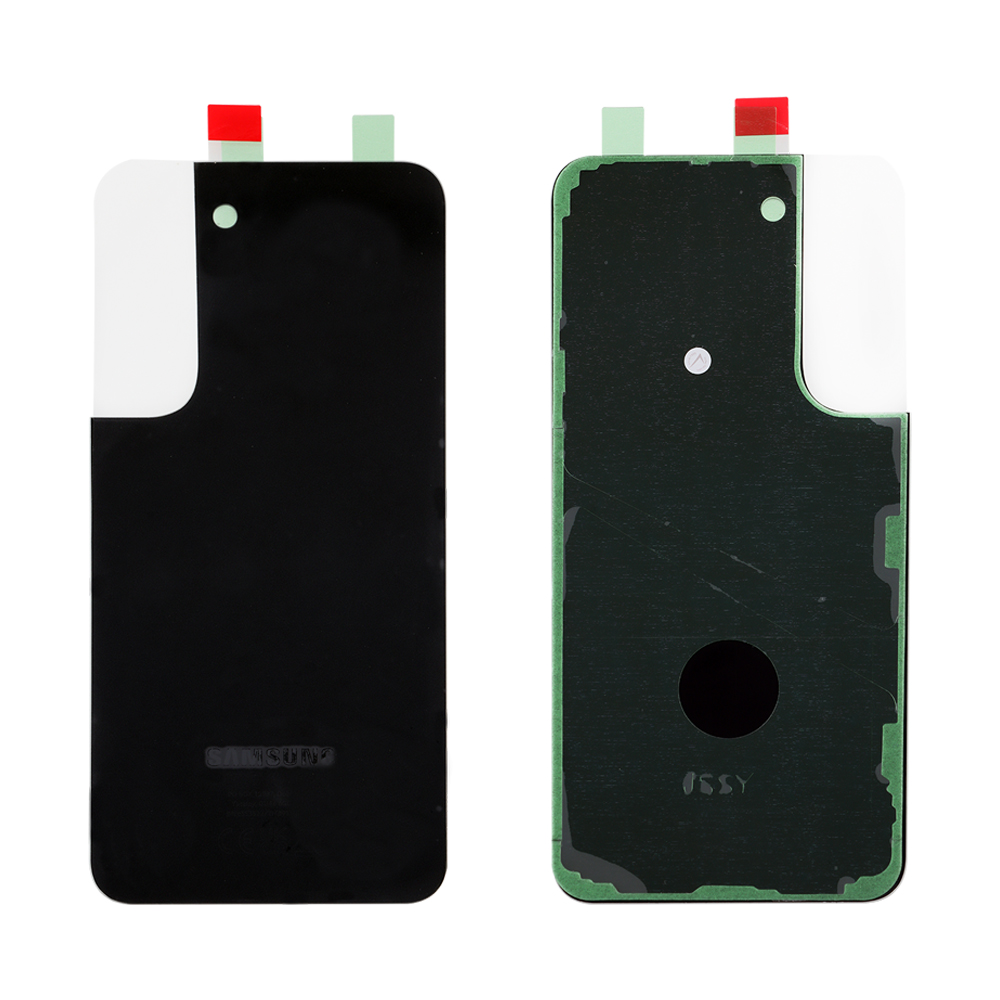 SAMSUNG S22 5G S901 BATTERY COVER ΜΕ ΑΥΤΟΚΟΛΛΗΤΗ ΤΑΙΝΙΑ ΑΔΙΑΒΡΟΧΟΠΟΙΗΣΗΣ BLACK