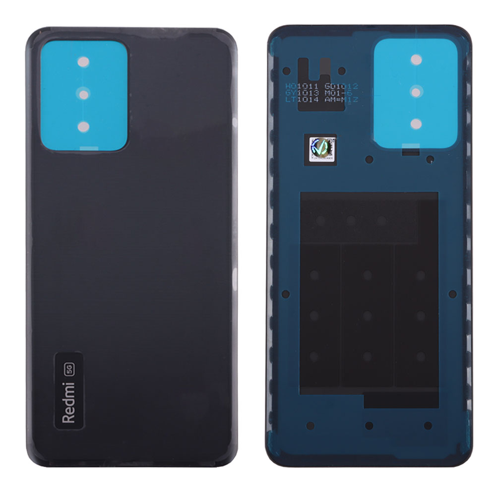 XIAOMI REDMI NOTE 12 5G BATTERY COVER ΜΕ ΑΥΤΟΚΟΛΛΗΤΗ ΤΑΙΝΙΑ ΑΔΙΑΒΡΟΧΟΠΟΙΗΣΗΣ BLACK 3P OR