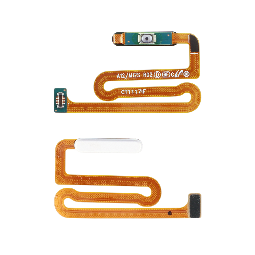 SAMSUNG A12 A125 ΚΑΛΩΔΙΟ FLEX FINGERPRINT SENSOR - ON/OFF WHITE 3P OR