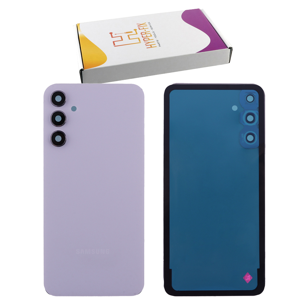 SAMSUNG A34 5G A346 BATTERY COVER + CAMERA COVER + LENS + ΑΥΤΟΚΟΛΛΗΤΗ ΤΑΙΝΙΑ VIOLET HYPER-FIX SERVICE PACK