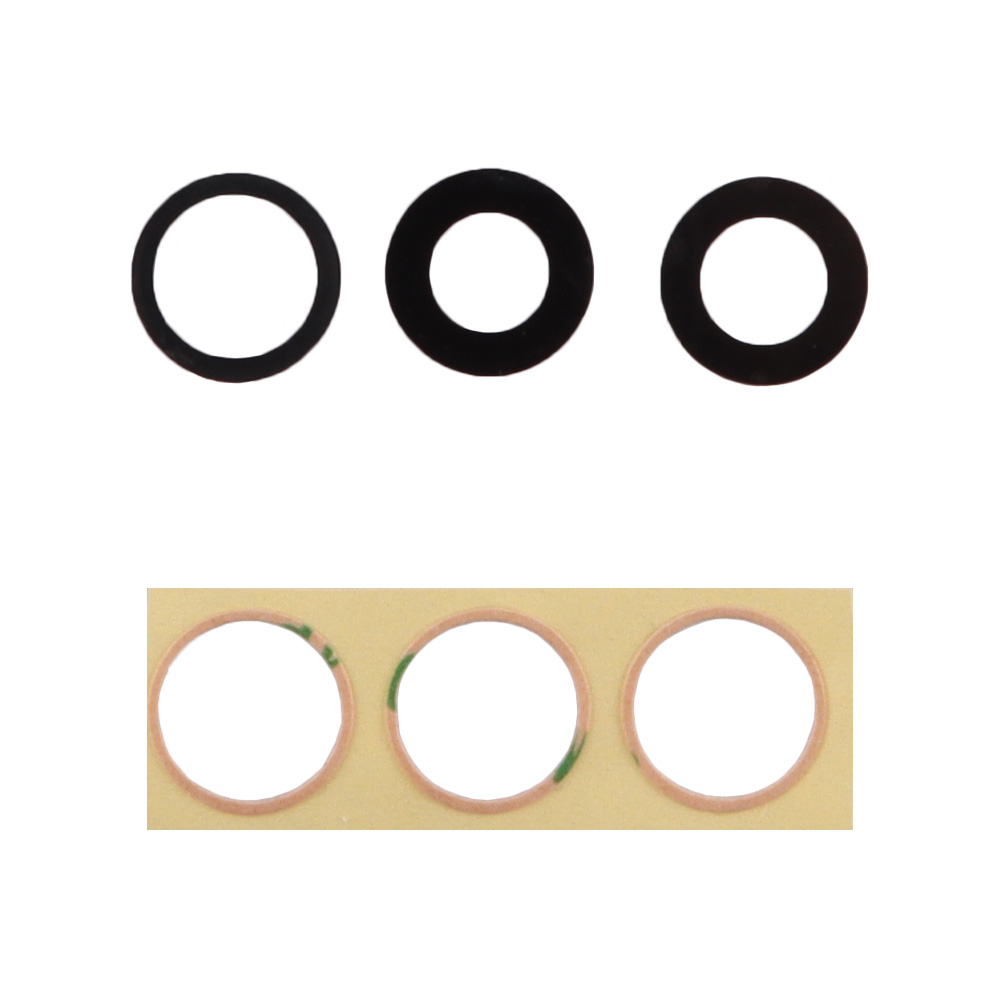 IPHONE 15 PRO MAX CAMERA LENS SET 3 PCS + 3M STICKER BLACK 3P OR