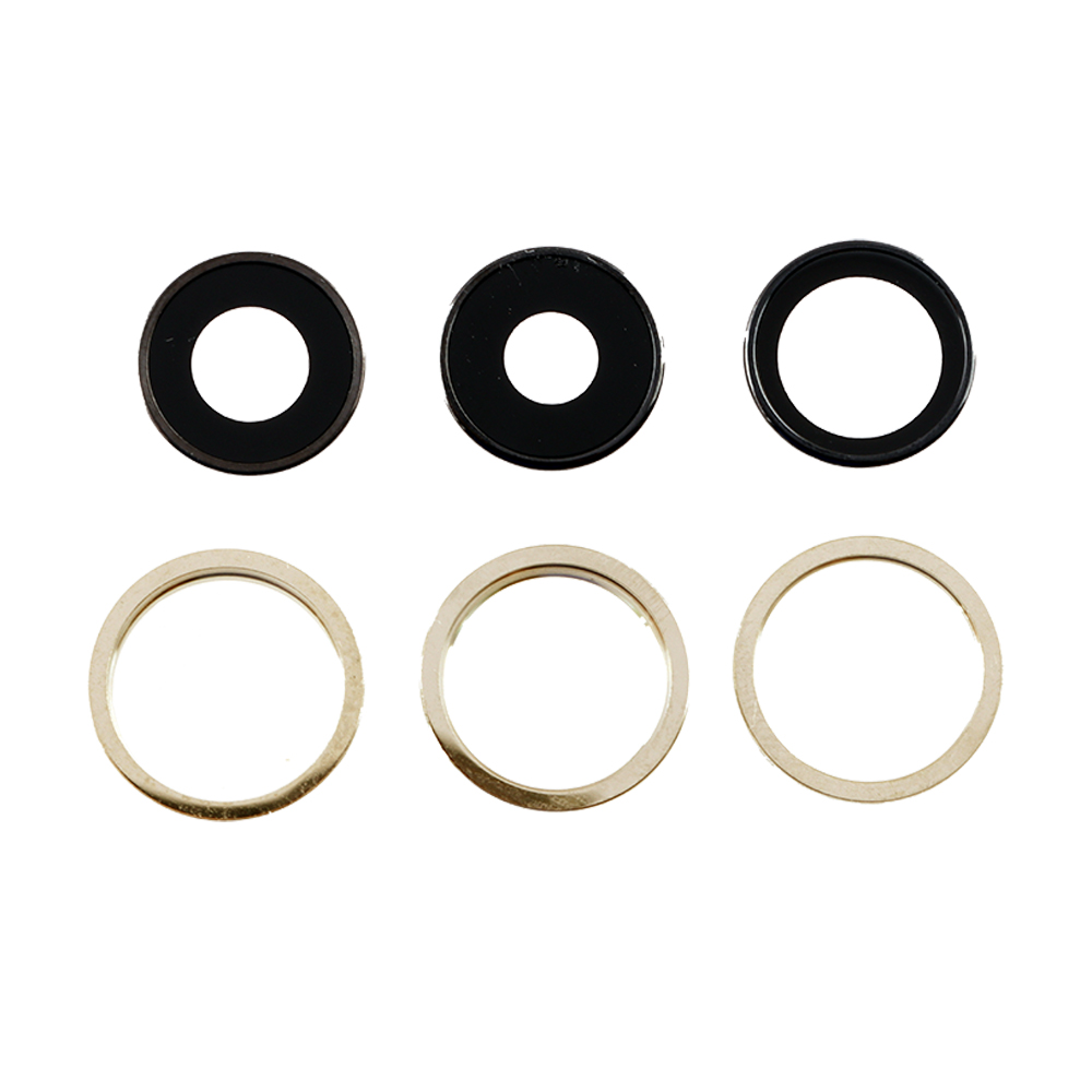 IPHONE 13 PRO/13 PRO MAX CAMERA COVER + LENS SET 6 PCS GOLD 3P OR