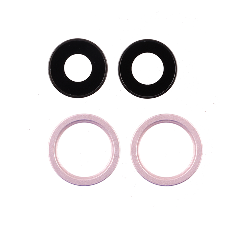IPHONE 13/13 MINI CAMERA LENS + RINGS SET 2 PCS PINK 3P OR