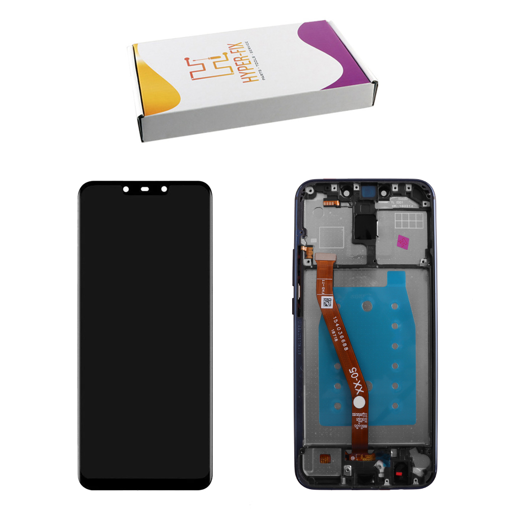 HUAWEI MATE 20 LITE ΟΘΟΝΗ IPS + TOUCH SCREEN + LENS + FRAME HF-02352GTT BLUE HYPER-FIX SERVICE PACK
