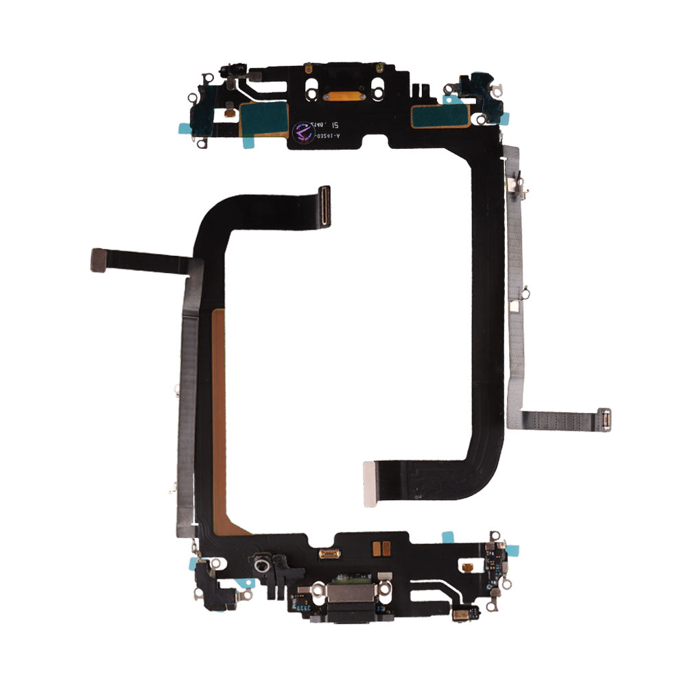 IPHONE 13 PRO MAX (LIGHTNING) ΚΑΛΩΔΙΟ FLEX ΚΟΝΕΚΤΟΡΑ ΦΟΡΤΙΣΗΣ + AUDIO PORT GRAPHITE 3P OR