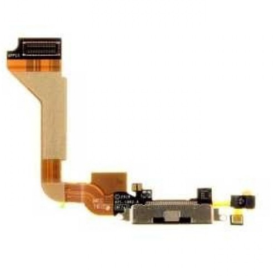 IPHONE 4G (30-PIN IPHONE) ΚΑΛΩΔΙΟ FLEX ΚΟΝΕΚΤΟΡΑ ΦΟΡΤΙΣΗΣ + ΜΙΚΡΟΦΩΝΟ BLACK 3P OR