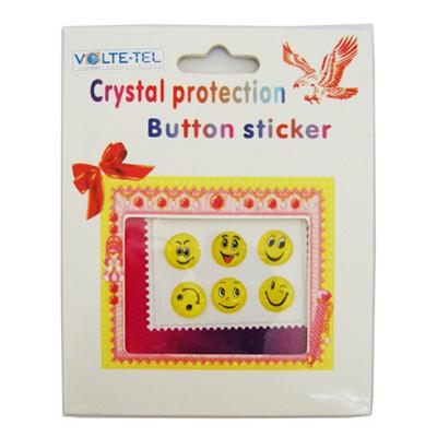 IPHONE/IPAD HOME BUTTON ΕΞΩΤΕΡΙΚΟ ΑΥΤΟΚΟΛ. SET 6 PCS SMILEYS