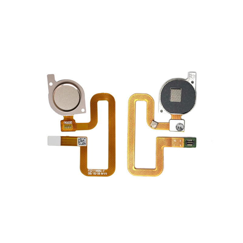 HUAWEI Y7 2018/Y7 PRIME 2018 ΚΑΛΩΔΙΟ FLEX FINGERPRINT SENSOR+BUTTON GOLD 3P OR
