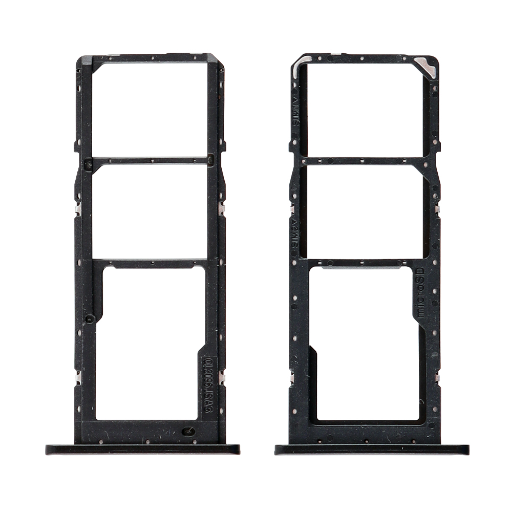 SAMSUNG A02S A025 DUAL SIM CARD + MEMORY HOLDER BLACK GH81-20134A ORIGINAL SERVICE PACK