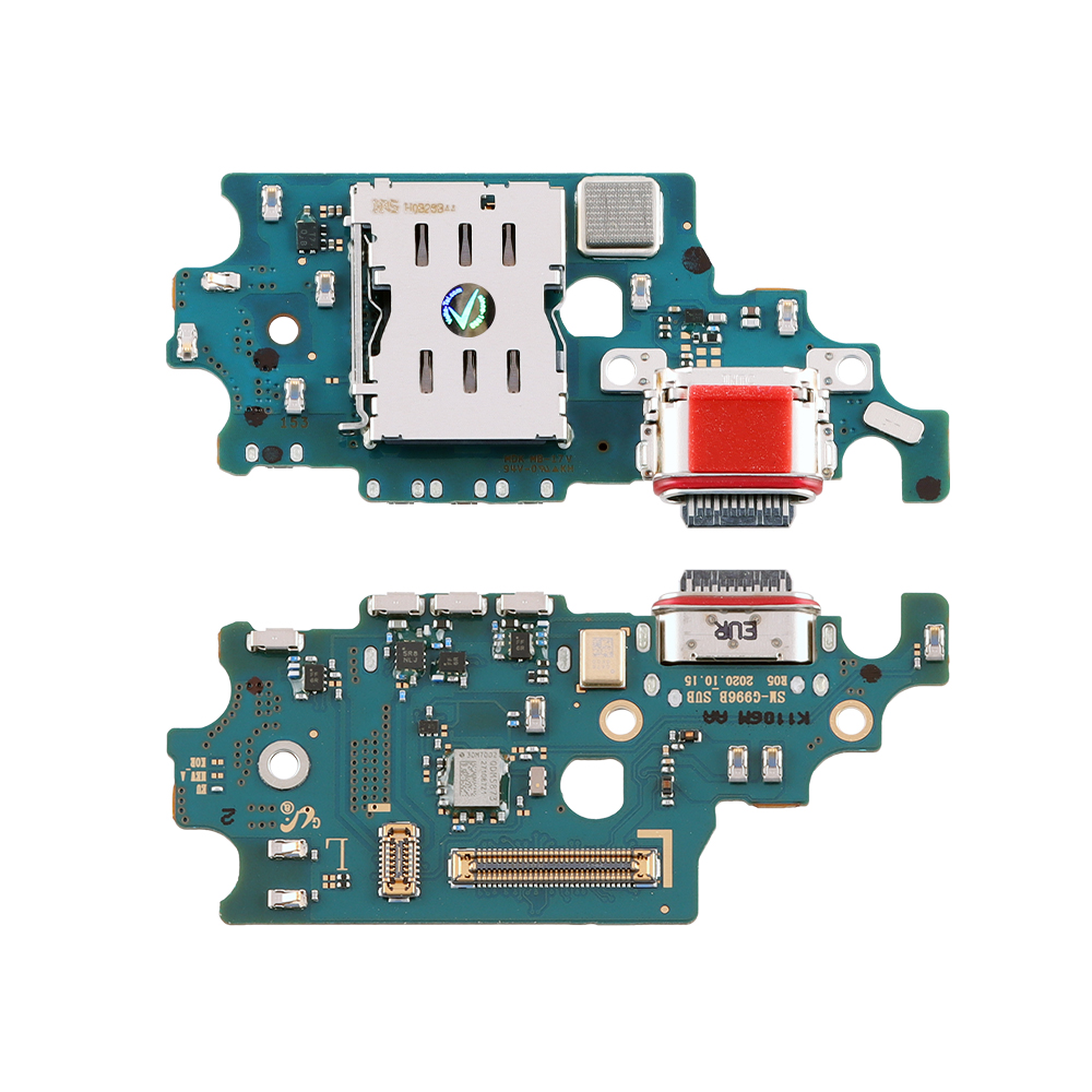 SAMSUNG S21 PLUS 5G G996 (TYPE C) ΠΛΑΚΕΤΑ ΚΟΝΕΚΤΟΡΑ ΦΟΡΤΙΣΗΣ+AUDIO PORT+SIM READER-ΜΙΚΡΟΦΩΝΟ GH96-13993A ORIGINAL SERVICE PACK