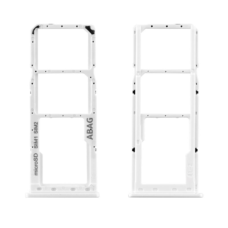 SAMSUNG A21S A217 DUAL SIM CARD + MEMORY HOLDER WHITE GH98-45392B ORIGINAL SERVICE PACK