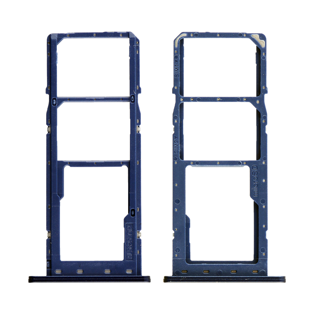 SAMSUNG A03s A037 DUAL SIM CARD + MEMORY HOLDER BLUE GH81-21255A ORIGINAL SERVICE PACK