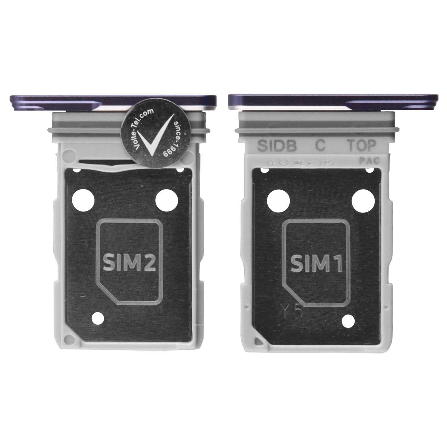 SAMSUNG S26 5G S942 DUAL SIM CARD HOLDER VIOLET GH98-50751C ORIGINAL SERVICE PACK