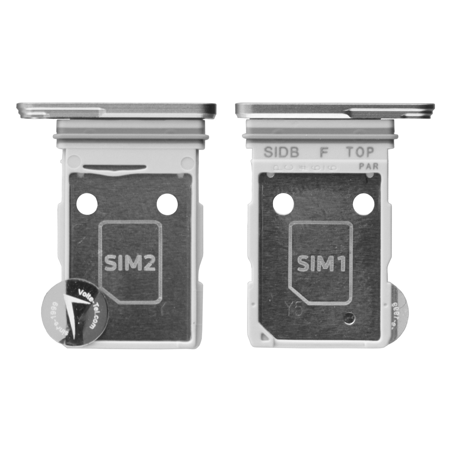 SAMSUNG S26 5G S942 DUAL SIM CARD HOLDER SILVER GH98-50751F ORIGINAL SERVICE PACK