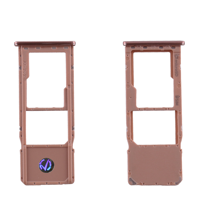 SAMSUNG A7 A750 DUAL SIM CARD HOLDER GOLD 3P OR