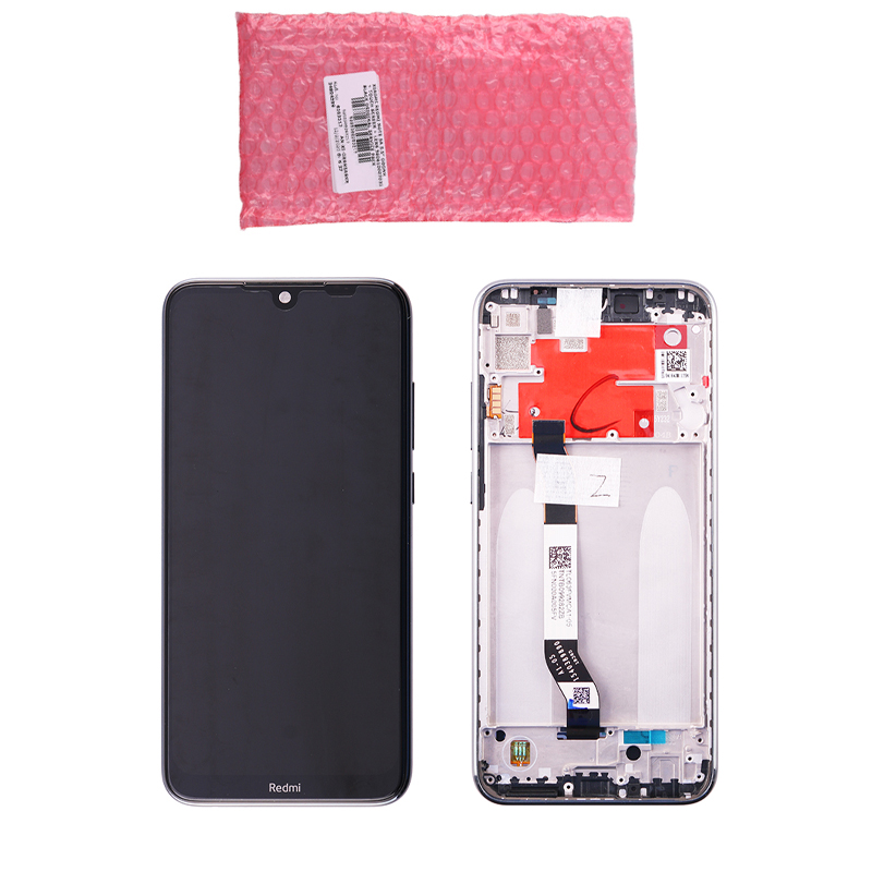 XIAOMI REDMI NOTE 8T ΟΘΟΝΗ IPS + TOUCH SCREEN + LENS + FRAME 5600040C3X00 BLACK ORIGINAL SERVICE PACK