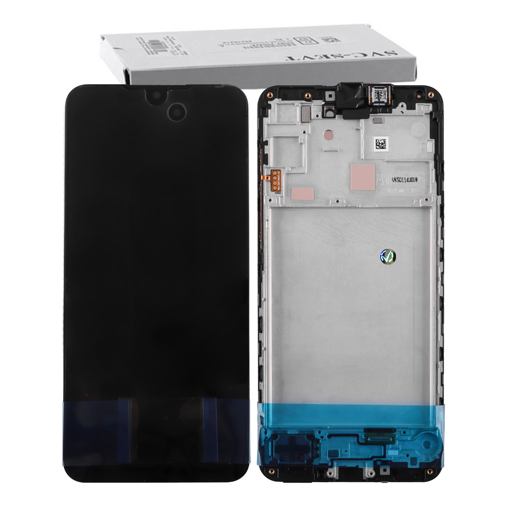 SAMSUNG A16 5G A166 ΟΘΟΝΗ AMOLED + TOUCH SCREEN + FRAME GH82-36143A BLACK ORIGINAL SERVICE PACK