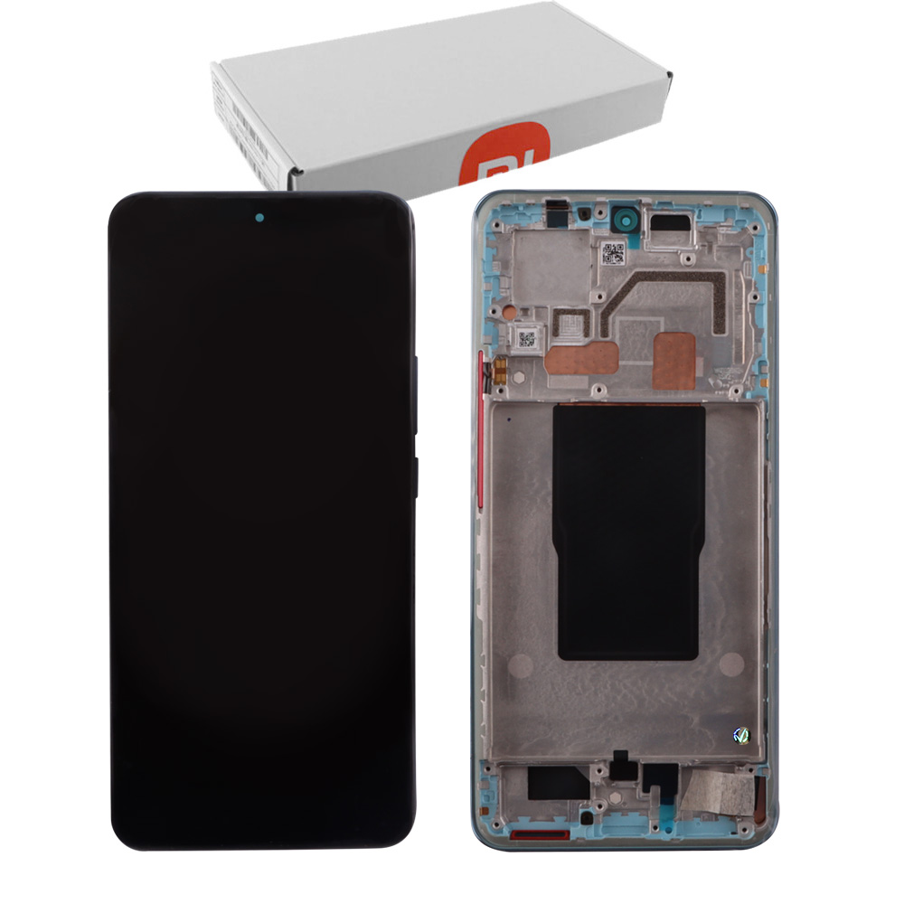 XIAOMI 12T 5G/12T PRO 5G ΟΘΟΝΗ AMOLED + TOUCH SCREEN + LENS + FRAME 560005L12A00 BLUE ORIGINAL SERVICE PACK