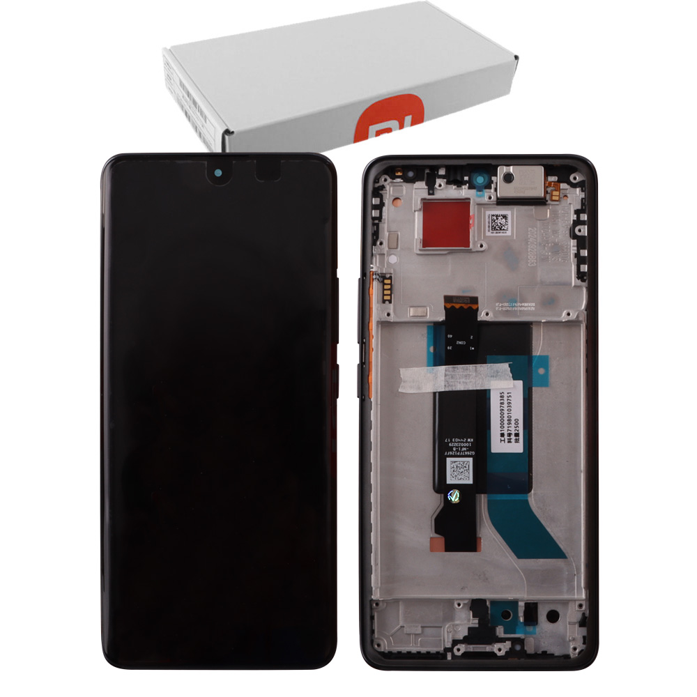 XIAOMI POCO X7 5G ΟΘΟΝΗ + TOUCH SCREEN + LENS + FRAME 5600010O16P00 BLACK ORIGINAL SERVICE PACK