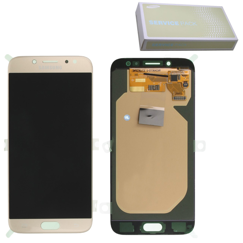 SAMSUNG J7 2017 J730F ΟΘΟΝΗ+TOUCH SCREEN+LENS GH97-20736C GOLD ORIGINAL SERVICE PACK