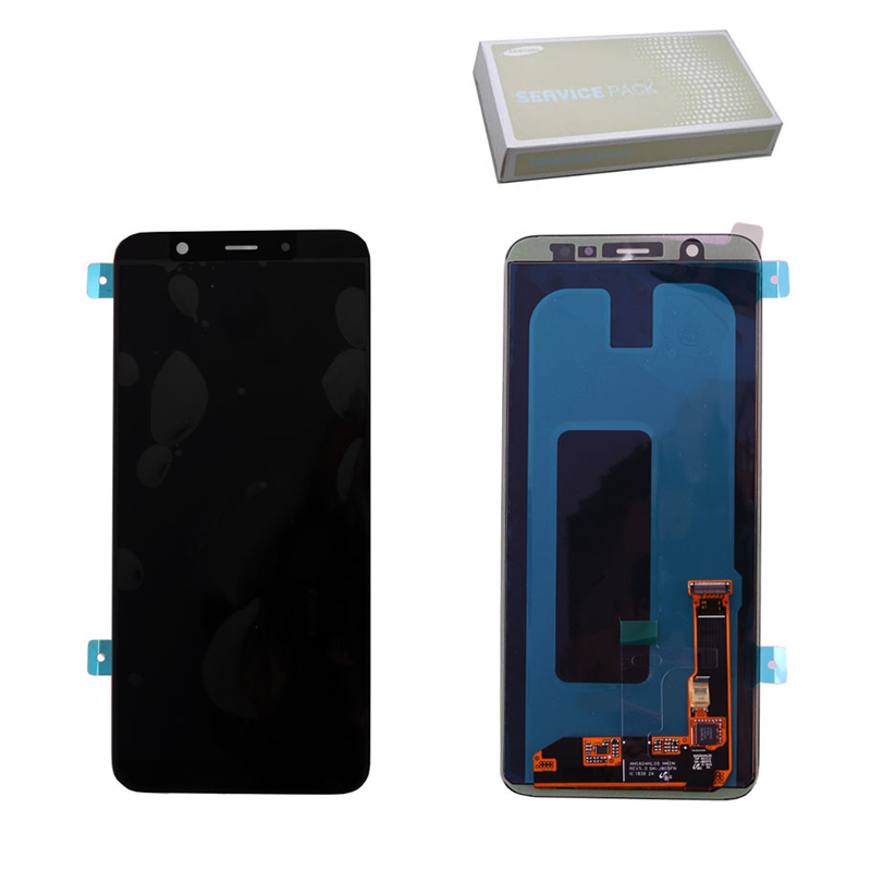 SAMSUNG A6 PLUS 2018 A605 ΟΘΟΝΗ AMOLED +TOUCH SCREEN+LENS GH97-21878A BLACK ORIGINAL SERVICE PACK