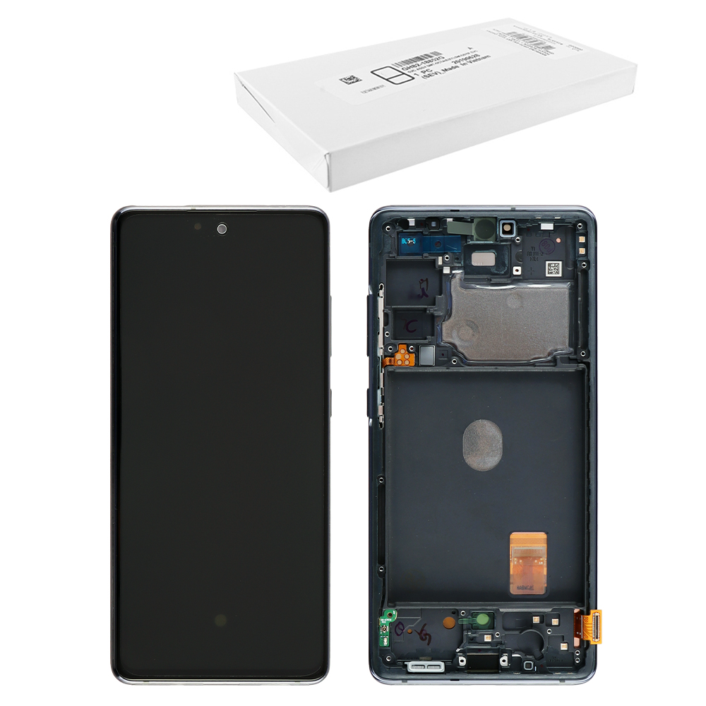 SAMSUNG S20 FE 4G G780/ S20 FE 5G G781 ΟΘΟΝΗ + TOUCH SCREEN + LENS + FRAME GH82-31321A BLUE ORIGINAL SERVICE PACK