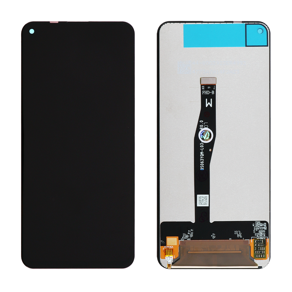 HONOR 20/HONOR 20 PRO/HUAWEI NOVA 5T ΟΘΟΝΗ + TOUCH SCREEN + LENS BLACK 3P OR
