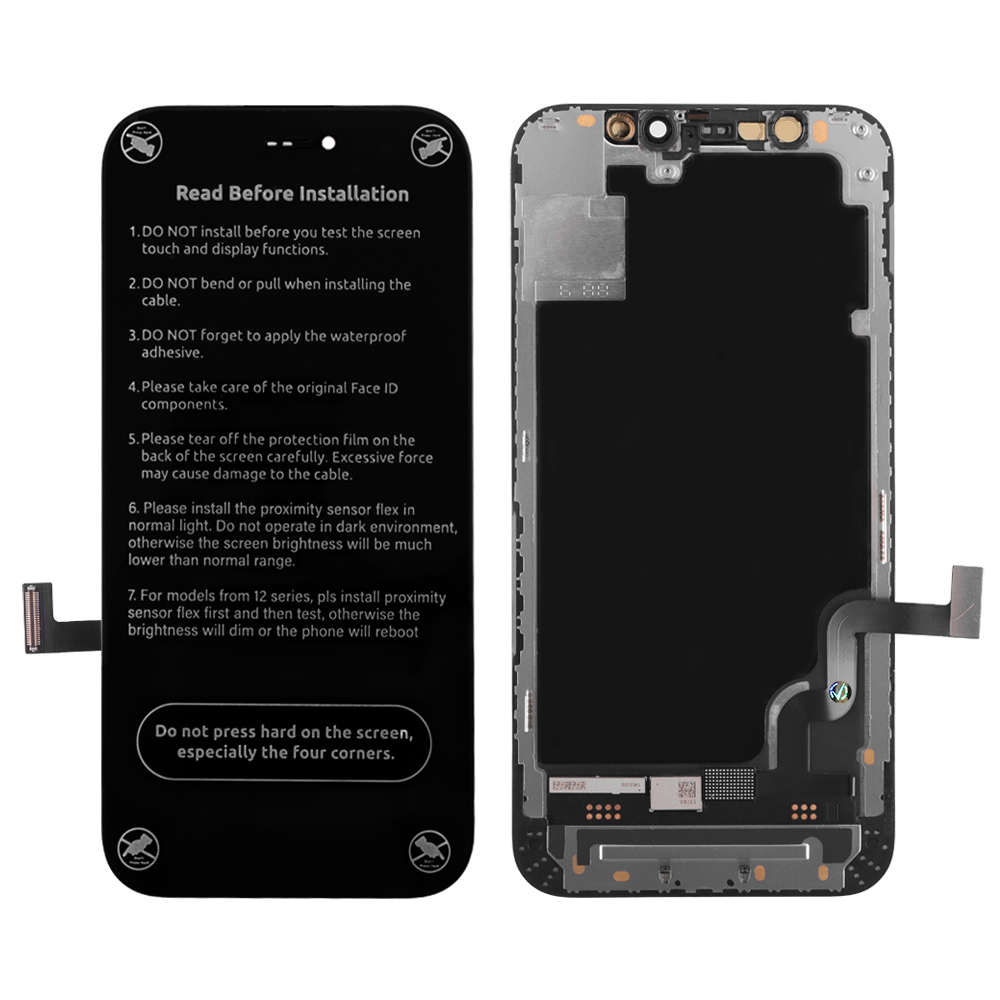 IPHONE 12 MINI ΟΘΟΝΗ + TOUCH + LENS TFT INCELL RJ FHD BLACK