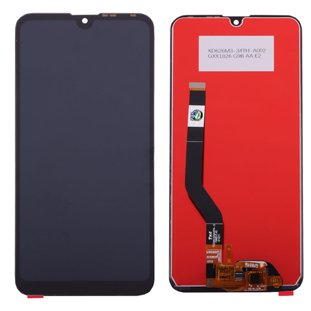 HUAWEI Y7 2019/Y7 PRIME 2019 ΟΘΟΝΗ + TOUCH SCREEN + LENS BLACK 3P OR