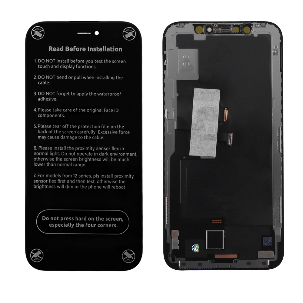 IPHONE X ΟΘΟΝΗ + TOUCH + LENS HX HARD OLED BLACK