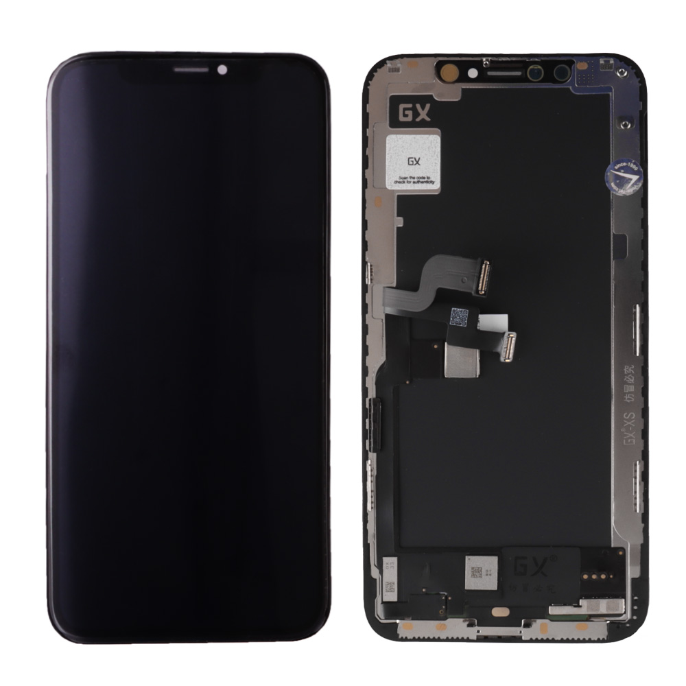 IPHONE XS ΟΘΟΝΗ + TOUCH + LENS GX OLED BLACK