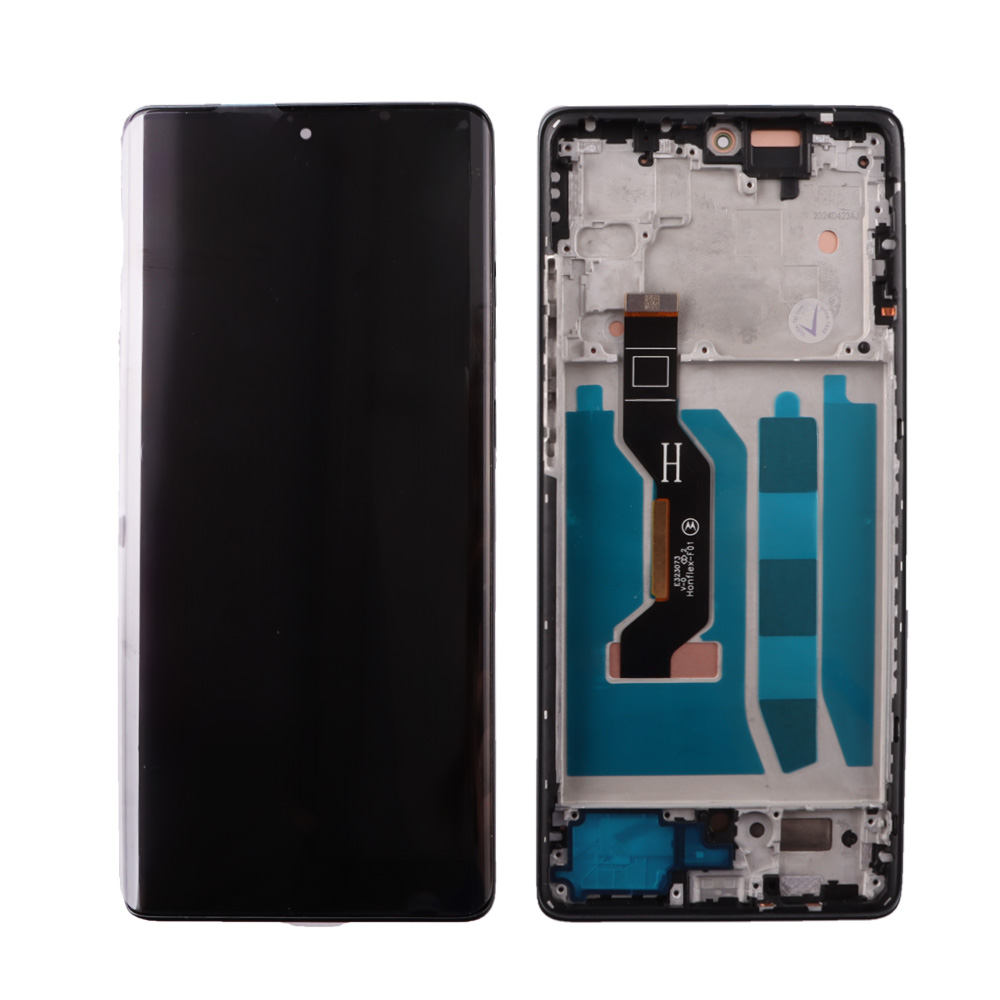 MOTOROLA MOTO G85 5G XT2427-2 ΟΘΟΝΗ + TOUCH SCREEN + LENS + FRAME BLACK