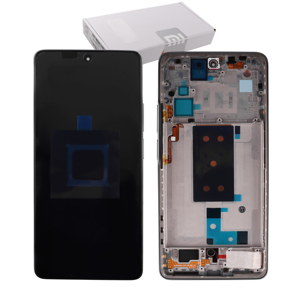 XIAOMI 11T 5G/11T PRO 5G ΟΘΟΝΗ AMOLED + TOUCH SCREEN + LENS + FRAME 560003K11R00 BLACK ORIGINAL SERVICE PACK
