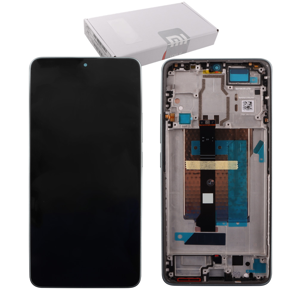 XIAOMI POCO F6 ΟΘΟΝΗ AMOLED + TOUCH SCREEN + LENS + FRAME 5600060N16T00 GREEN ORIGINAL SERVICE PACK