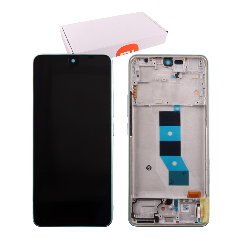 XIAOMI REDMI NOTE 14 5G ΟΘΟΝΗ AMOLED + TOUCH SCREEN + LENS + FRAME 56001800O1700 BLUE ORIGINAL SERVICE PACK