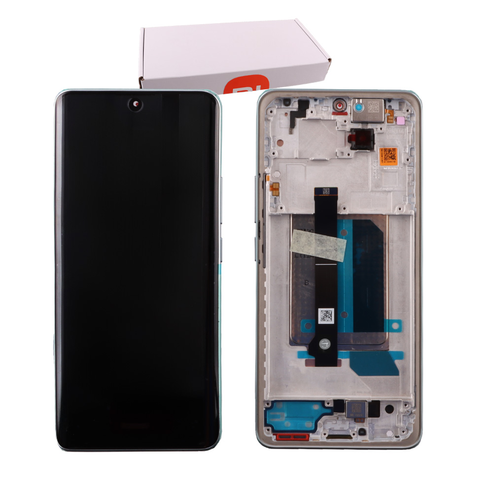 XIAOMI REDMI NOTE 14 PRO PLUS 5G ΟΘΟΝΗ AMOLED + TOUCH SCREEN + LENS + FRAME 5600170O16U00 BLUE ORIGINAL SERVICE PACK
