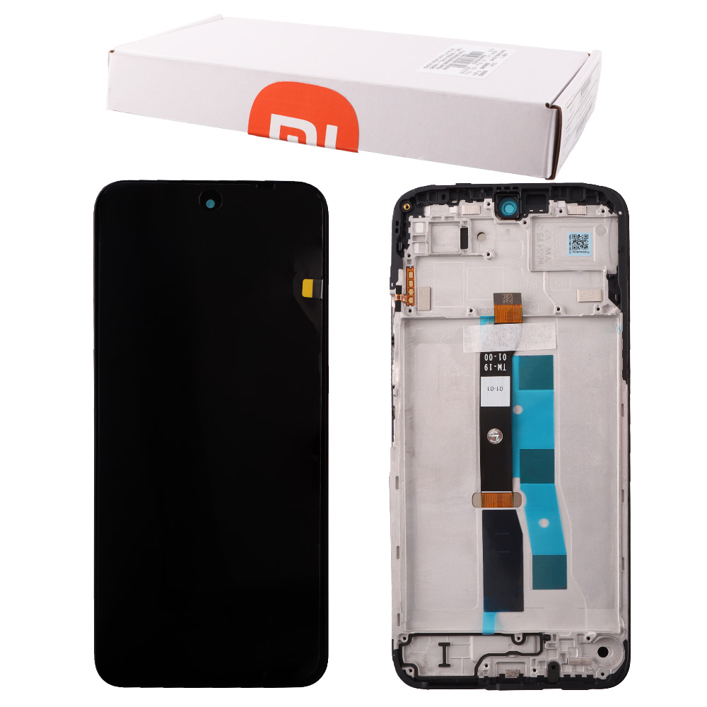 XIAOMI REDMI 15 5G ΟΘΟΝΗ IPS + TOUCH SCREEN + LENS + FRAME 56002600O1900 BLACK ORIGINAL SERVICE PACK