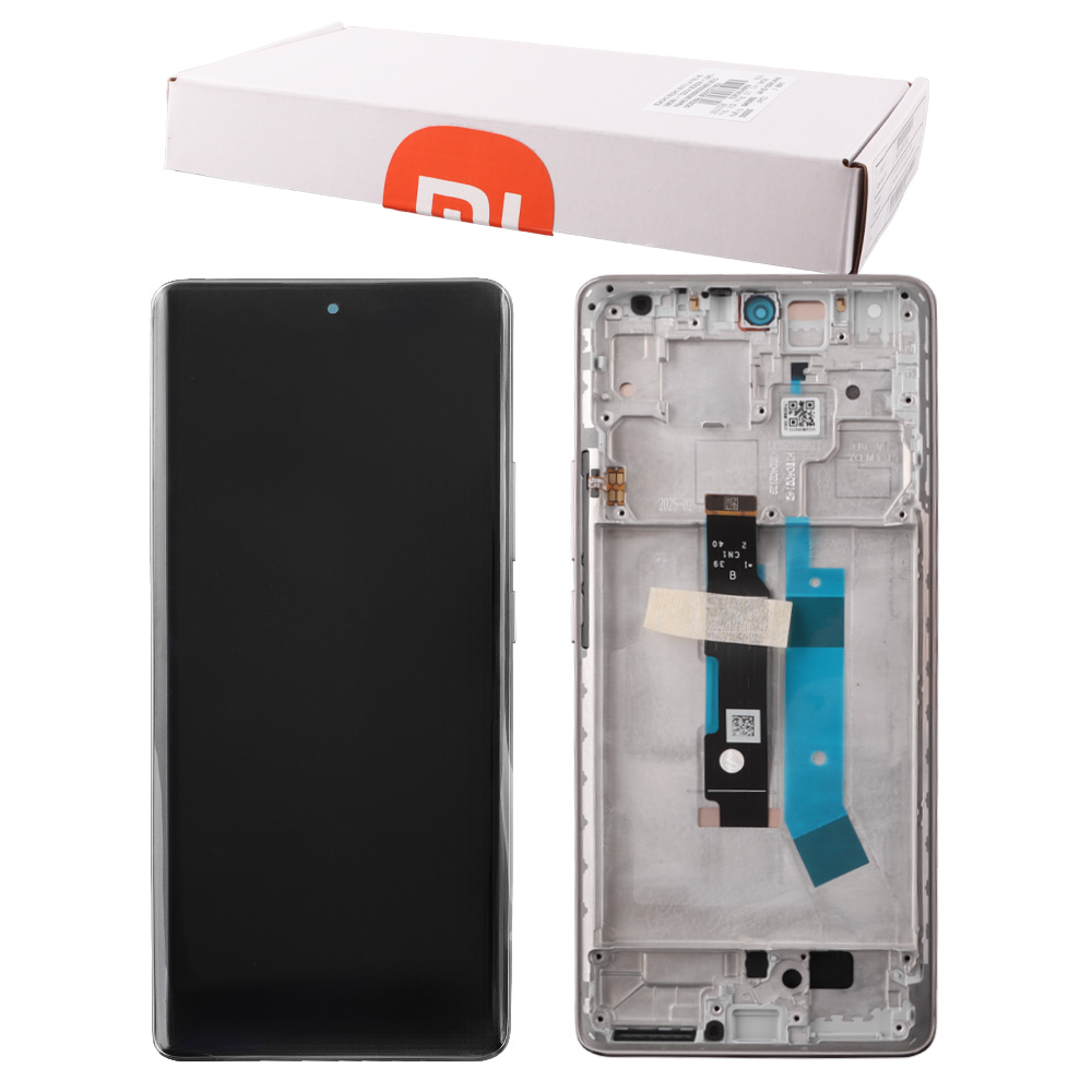 XIAOMI REDMI NOTE 14 PRO 4G ΟΘΟΝΗ AMOLED + TOUCH SCREEN + LENS + FRAME 560009000O600 GOLD ORIGINAL SERVICE PACK