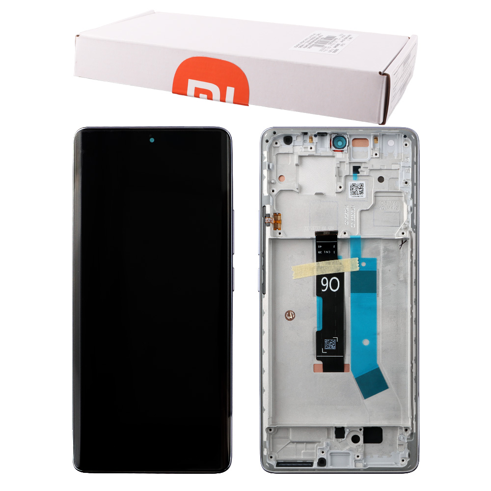XIAOMI REDMI NOTE 14 PRO 4G ΟΘΟΝΗ AMOLED + TOUCH SCREEN + LENS + FRAME 560002000O600 PURPLE ORIGINAL SERVICE PACK