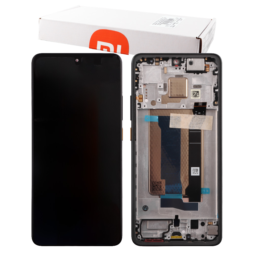 XIAOMI POCO X7 PRO 5G ΟΘΟΝΗ + TOUCH SCREEN + LENS + FRAME 56000100O1000 BLACK ORIGINAL SERVICE PACK