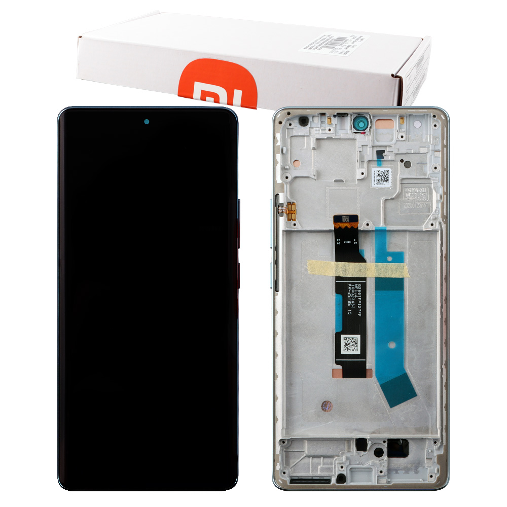 XIAOMI REDMI NOTE 14 PRO 4G ΟΘΟΝΗ AMOLED + TOUCH SCREEN + LENS + FRAME 560001000O600 BLUE ORIGINAL SERVICE PACK