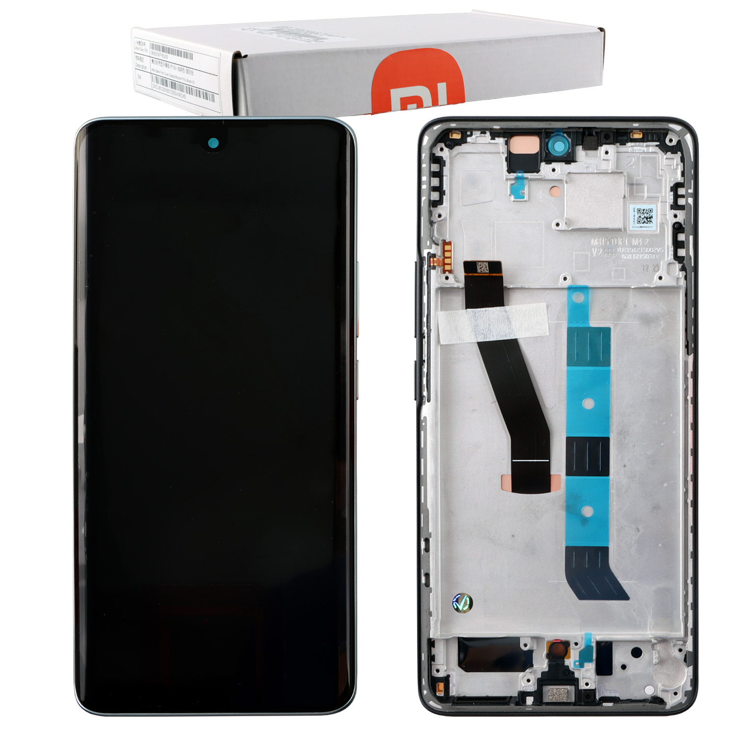 XIAOMI REDMI NOTE 15 5G ΟΘΟΝΗ AMOLED + TOUCH SCREEN + LENS + FRAME 56002400P1700 BLACK ORIGINAL SERVICE PACK