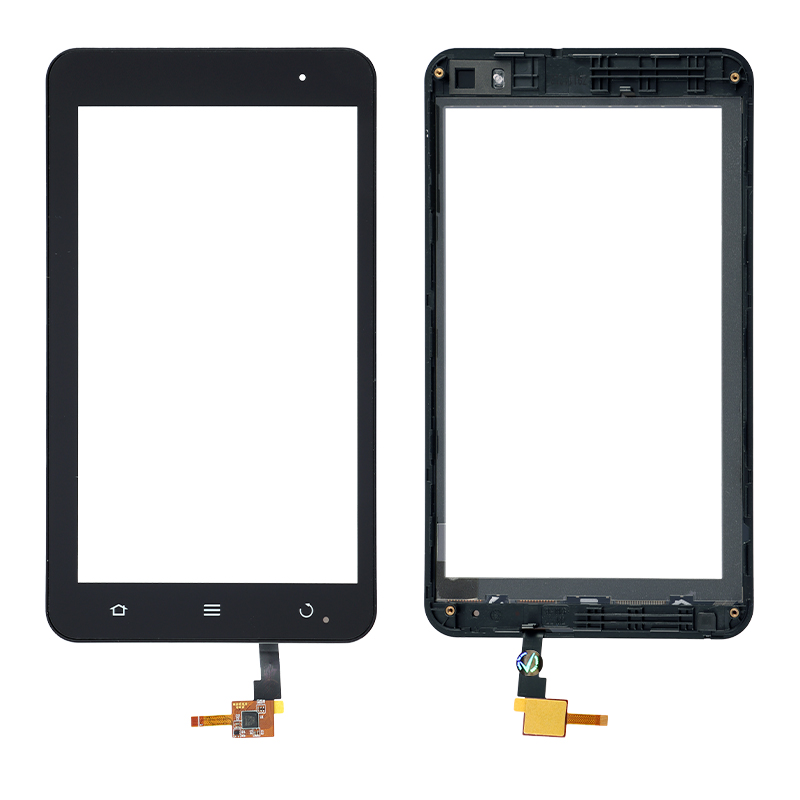 ZTE V9 TOUCH SCREEN WITH FRAME + LENS BLACK 3P OR