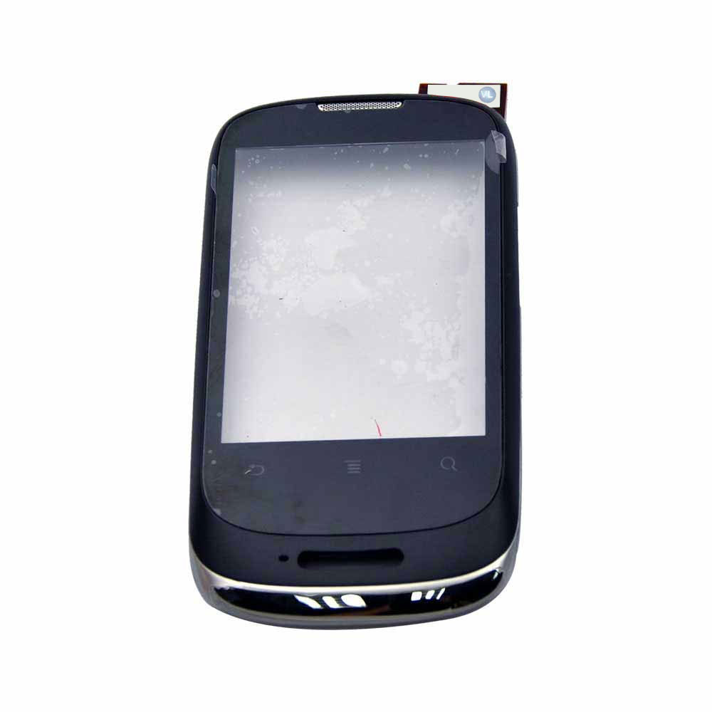 HUAWEI U8180 IDEOS X1 TOUCH SCREEN + LENS + FRONT COVER BLACK 3POR