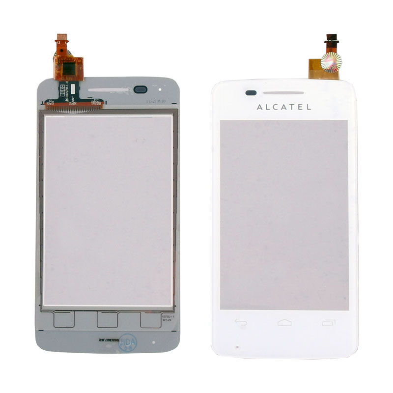 ALCATEL OT 4010 T' POP TOUCH SCREEN + LENS WHITE 3P OR