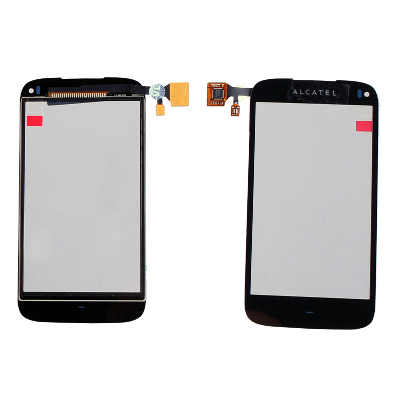 ALCATEL OT-997 TOUCH SCREEN + LENS BLACK