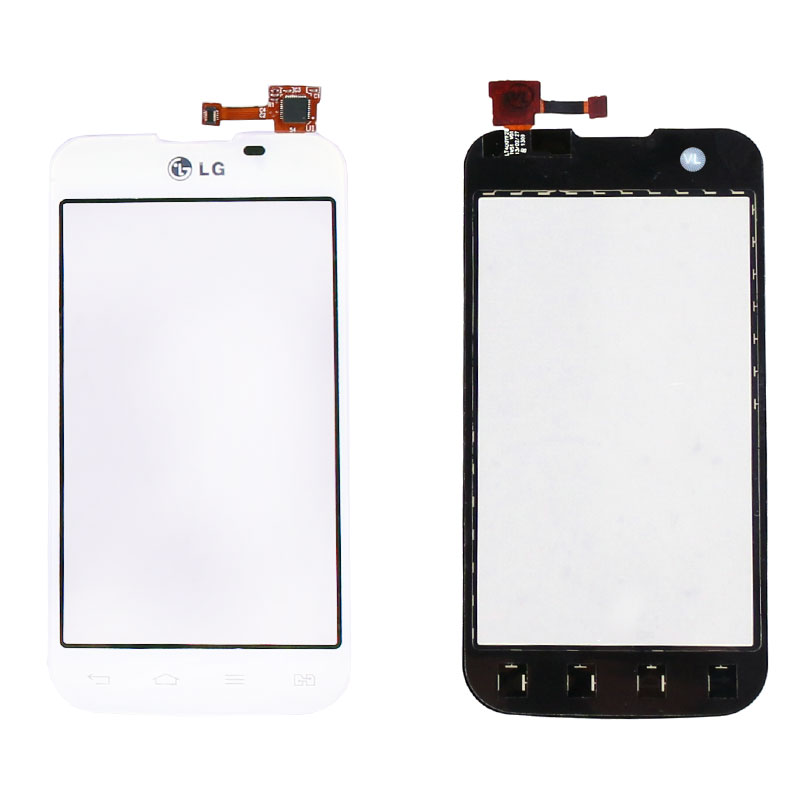 LG E455 OPTIMUS L5 2 DUAL TOUCH SCREEN + LENS WHITE